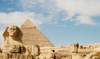 Sphinx & Khafre Pyramid, Egypt